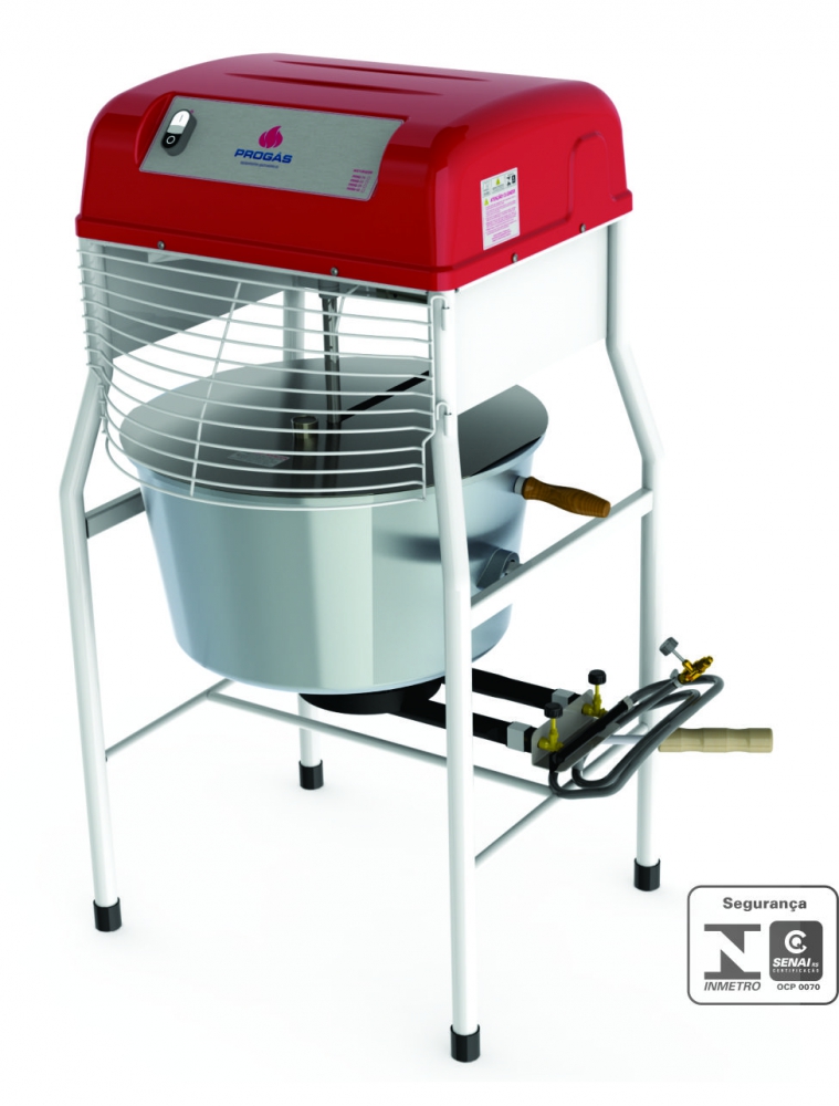 Muito utilizado para produção de variados tipo de massas, geleias, polenta, assim sendo um importante equipamento para sua cozinha industrial.