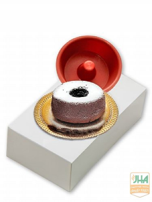 Forma Torta Suica Em Silicone 11X6 Sendo 14Cm Boca X 11Cm Fundo X 6Cm Altura Ref. Sf003