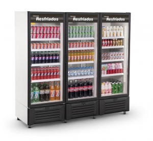 Visa Cooler Multiuso 3 Portas 2.000L Preto 220V Vcm3p Refrimate