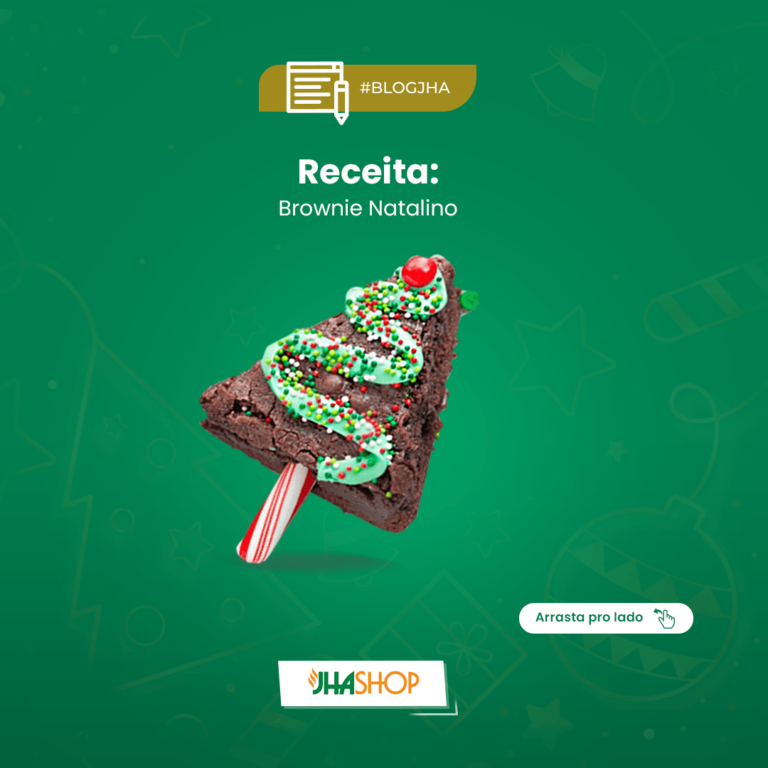 Receita de brownie natalino