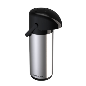 Garrafa Termica Verona 1,0L De Pressao Inox – Ampola Vidro