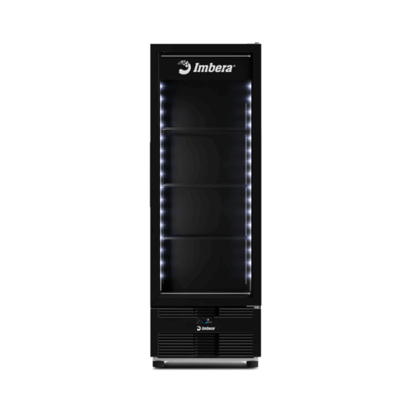 EVZ21 Preto Porta De Vidro Led