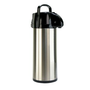Garrafa Term Mesa Pressao Alavanca 2,5L Inox Monaco Cx6 Ampola Vidro